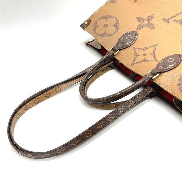 Louis Vuitton Tote Bag On The Go Monogram Giant Brown GM Shoulder Bag - Picture 3 of 9